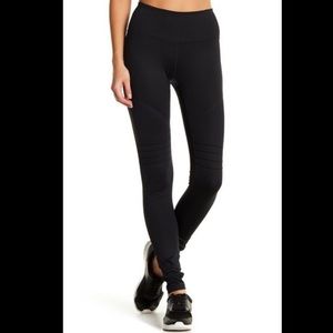 Black moto leggings